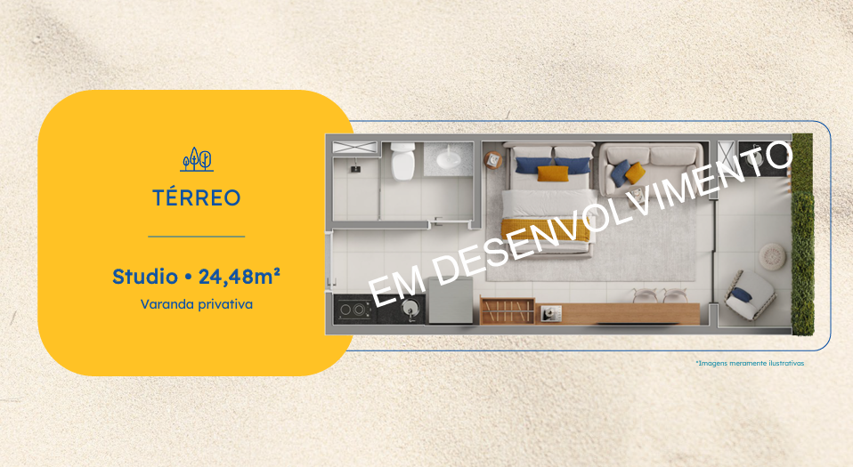 Planta Térreo 24,48m²